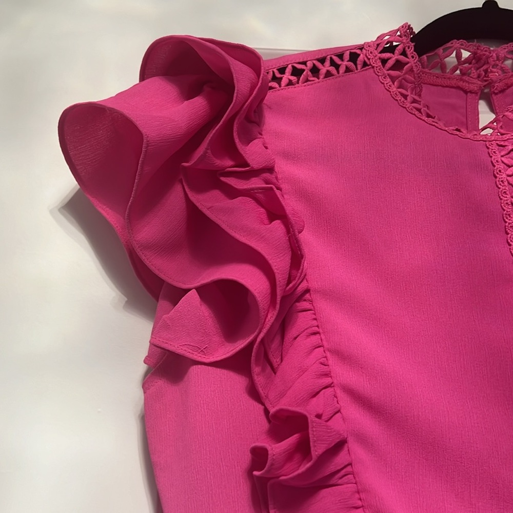 Sugar Lips Fuchsia Blouse - Picture 3 of 5